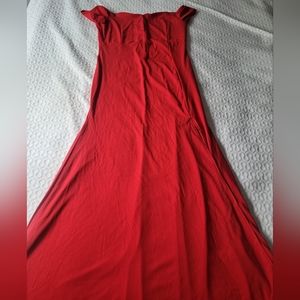 NWOT Gorgeous Floor Length Red Dress